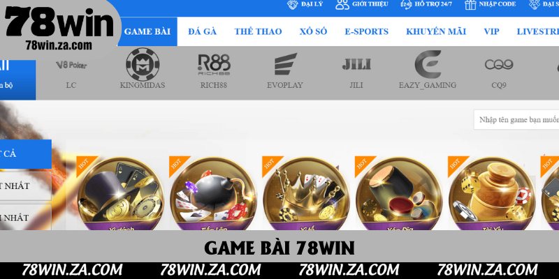 Game Bài 78Win - Khám Phá Các Trò Chơi Hấp Dẫn Nhất 2025